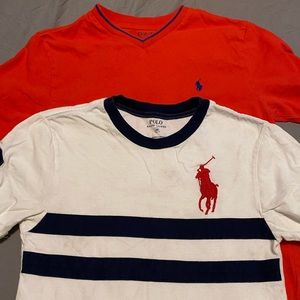 2 pairs of polo shirts